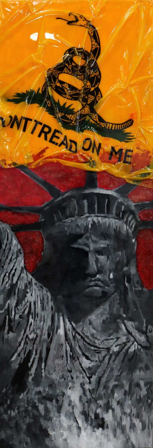 Statue of Liberty Painting by Scott Travis