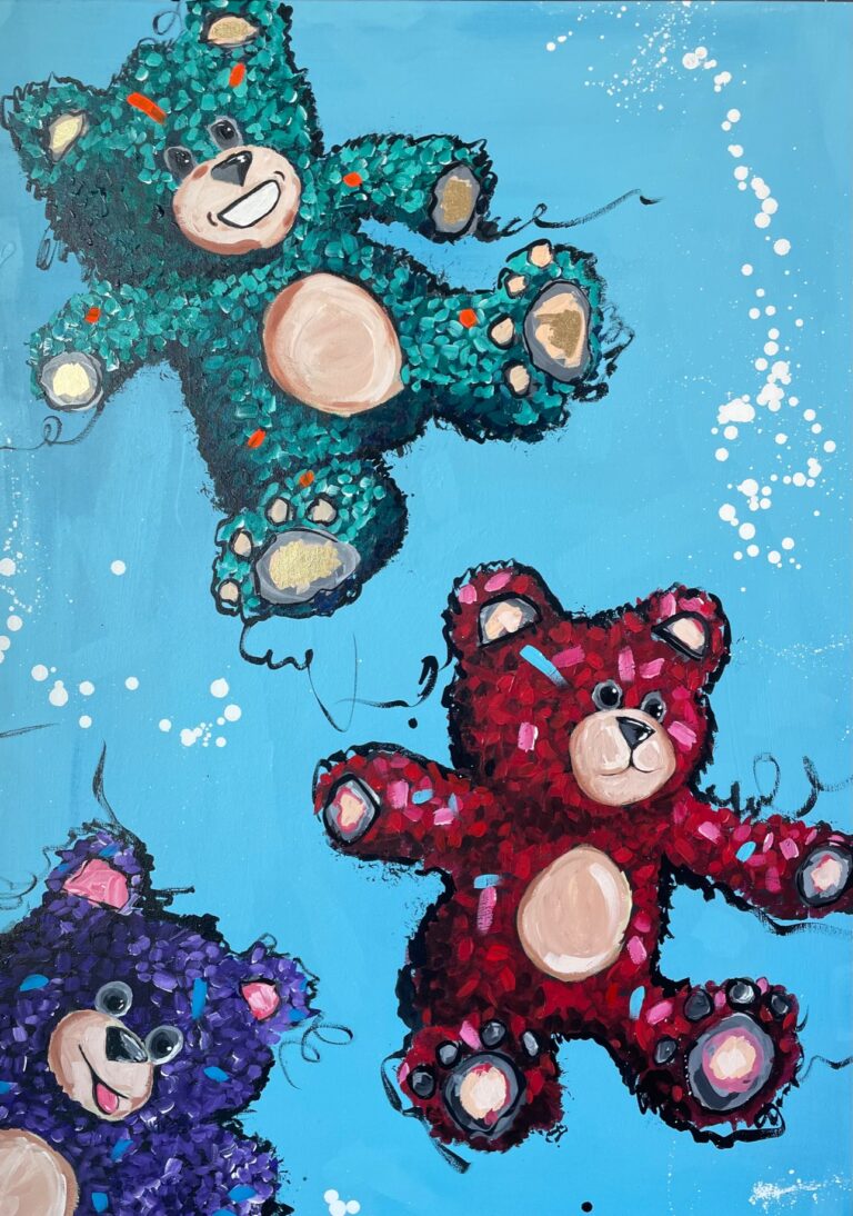 Teddy Friends artwork by Rocky Asbury