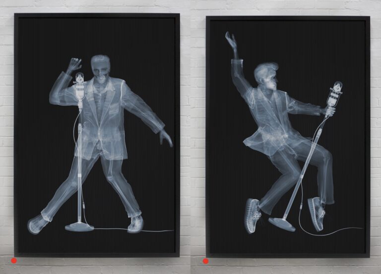 ELVIS x-ray painting by Nick Veasey