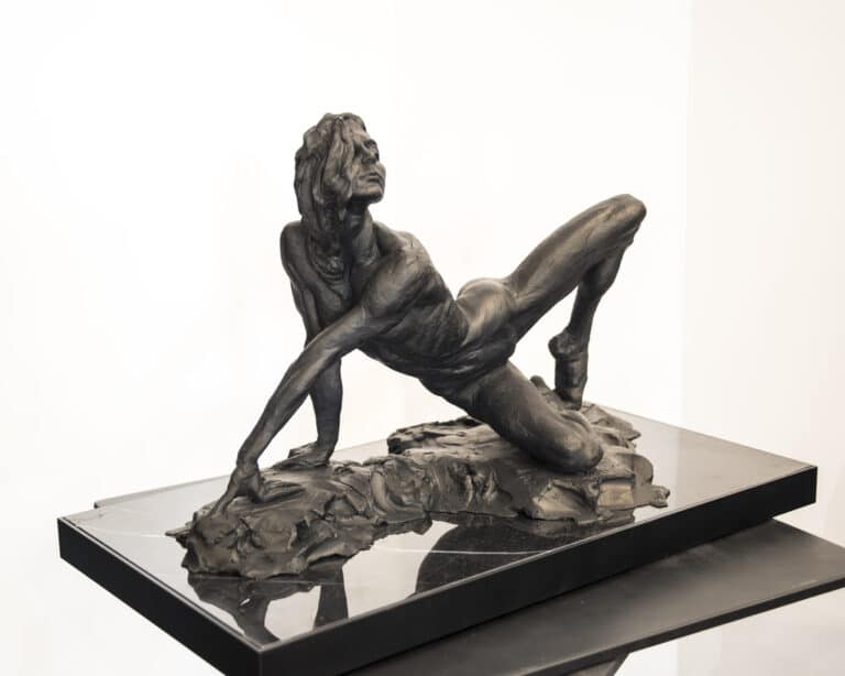 "ALLURE I" bronze sculpture by Cody Munier