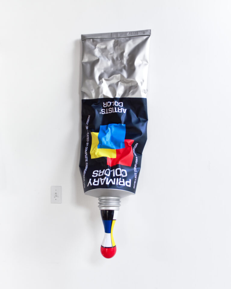 "Primary Colors" mixed media sculpture by Miles Jaffe