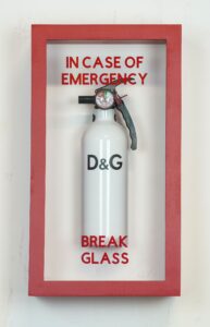 IN CASE OF EMERGENCY BREAK GLASS – D&G by Plastic Jesus