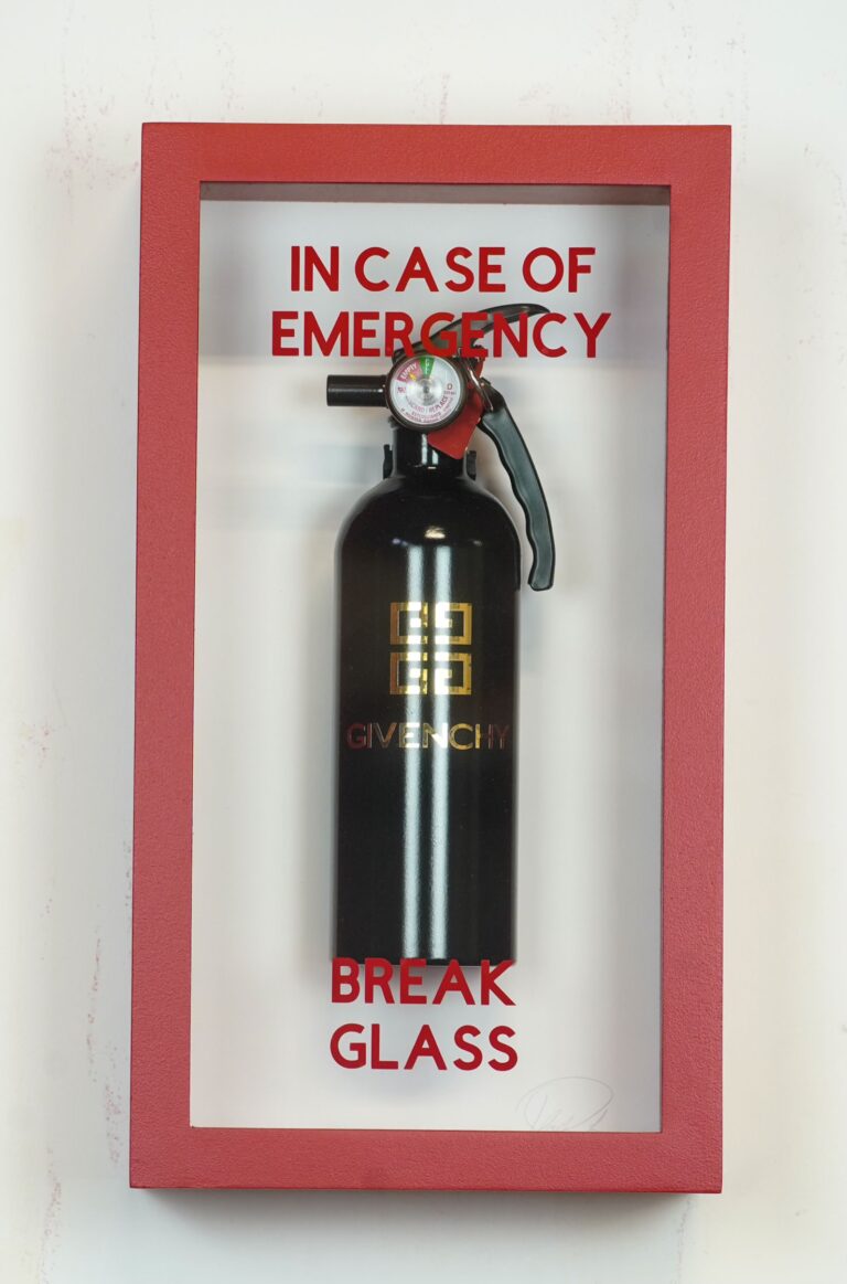 IN CASE OF EMERGENCY BREAK GLASS – GIVENCHY by Plastic Jesus
