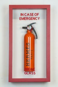 IN CASE OF EMERGENCY BREAK GLASS – HERMES PARIS by Plastic Jesus