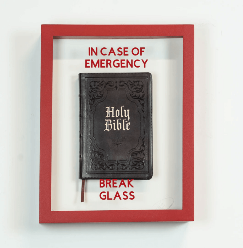 HOLY BIBLE : In Case Of Emergency Break Glass