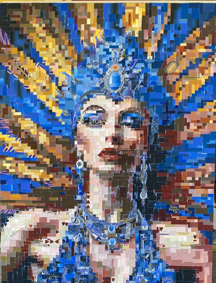 Blue Vegas Showgirl