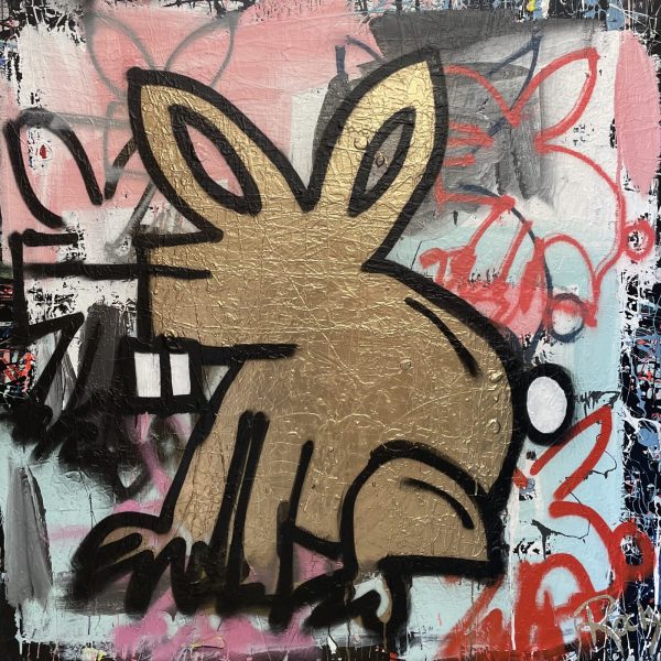 Funny Bunny Series 1 painting by Rocky Asbury